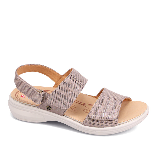 (取寄) リベール レディース コモ サンダル REVERE women Como Sandals (For Women)  Champagne Angle Strap Revere Shoes Revere Como Sandal Revere Women's Como Sandal